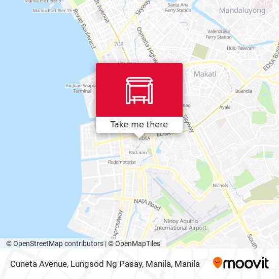 Cuneta Avenue, Lungsod Ng Pasay, Manila map