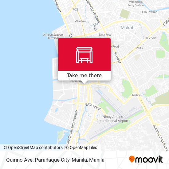 Quirino Ave, Parañaque City, Manila map