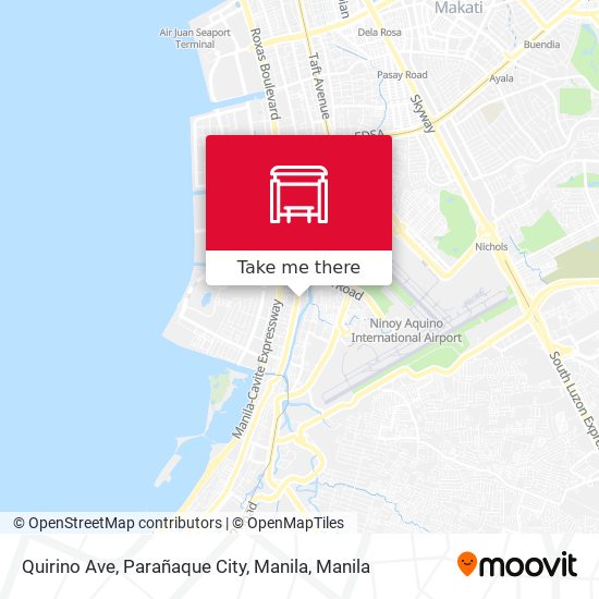 Quirino Ave, Parañaque City, Manila map