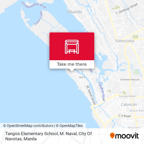 Tangos Elementary School, M. Naval, City Of Navotas map