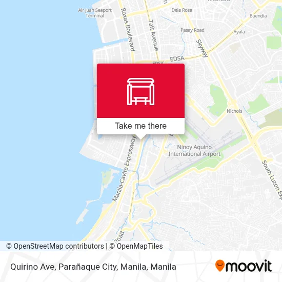 Quirino Ave, Parañaque City, Manila map