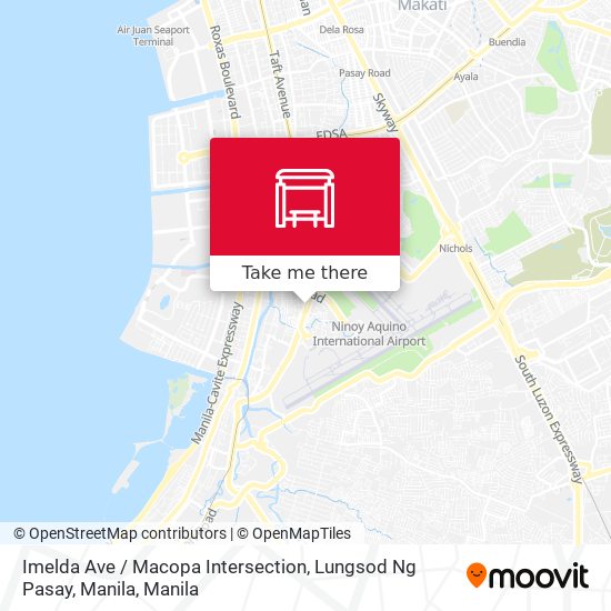 Imelda Ave / Macopa Intersection, Lungsod Ng Pasay, Manila map