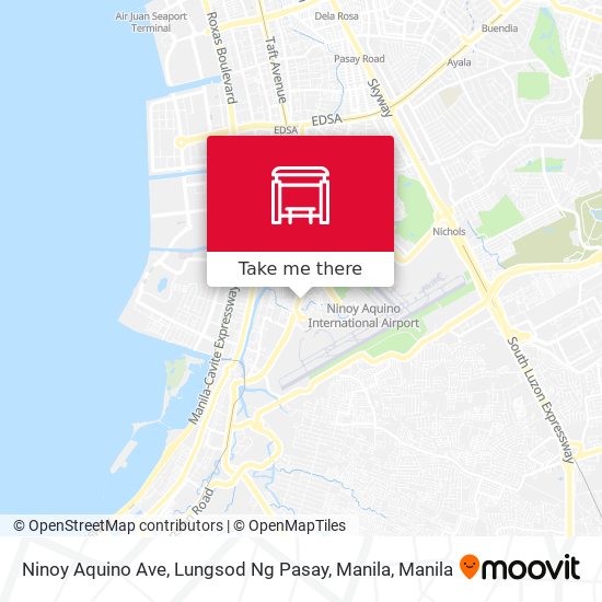 Ninoy Aquino Ave, Lungsod Ng Pasay, Manila map