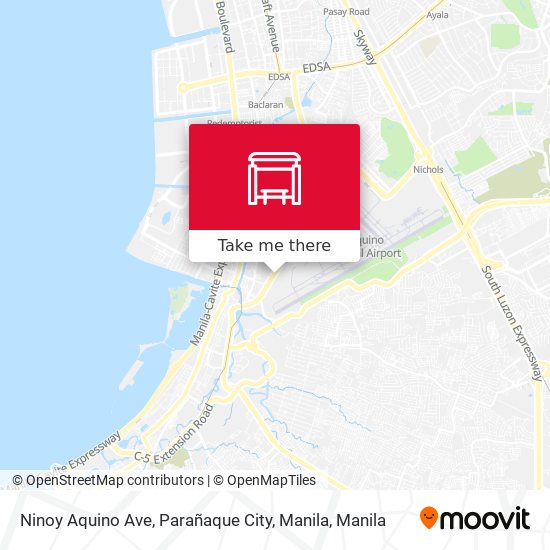 Ninoy Aquino Ave, Parañaque City, Manila map