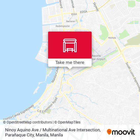 Ninoy Aquino Ave / Multinational Ave Intersection, Parañaque City, Manila map