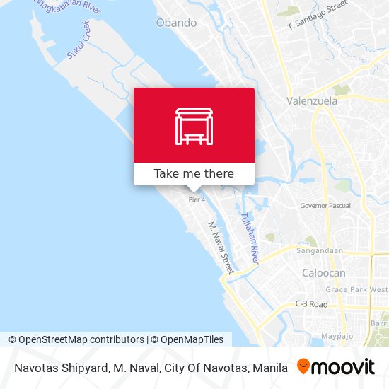 Navotas Shipyard, M. Naval, City Of Navotas map