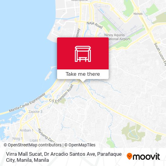 Virra Mall Sucat, Dr Arcadio Santos Ave, Parañaque City, Manila map