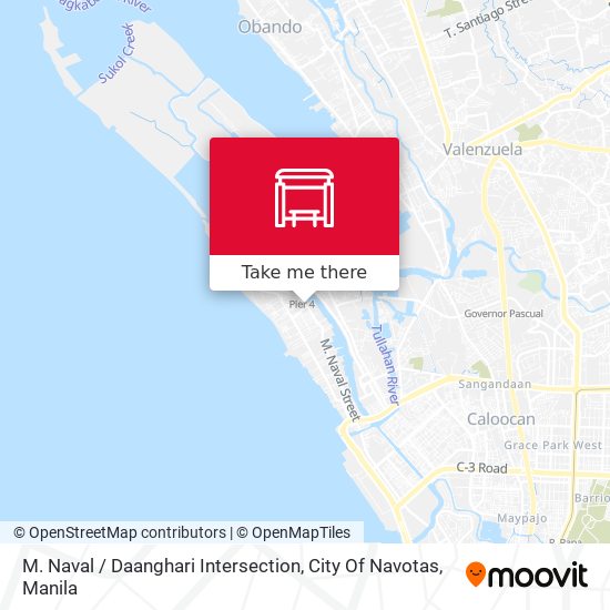 M. Naval / Daanghari Intersection, City Of Navotas map