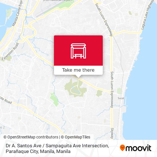 Dr A. Santos Ave / Sampaguita Ave Intersection, Parañaque City, Manila map