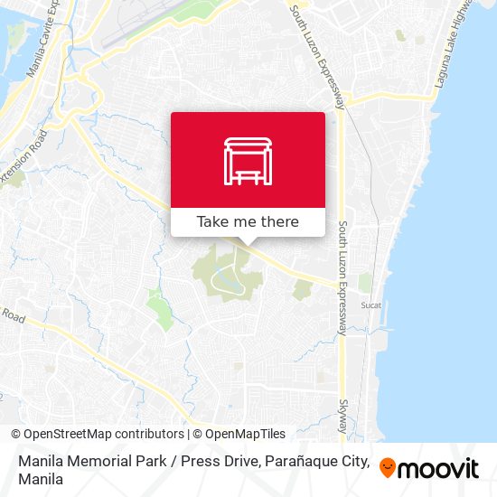 Manila Memorial Park / Press Drive, Parañaque City map