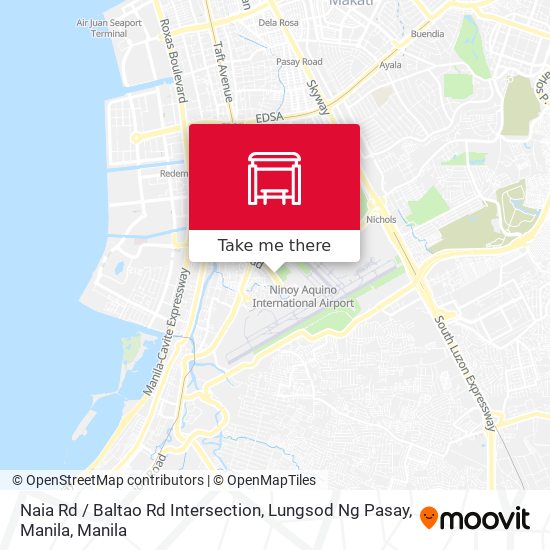 Naia Rd / Baltao Rd Intersection, Lungsod Ng Pasay, Manila map