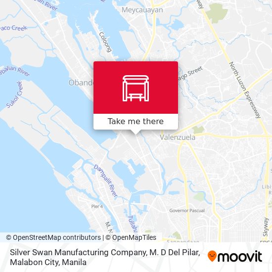Silver Swan Manufacturing Company, M. D Del Pilar, Malabon City map