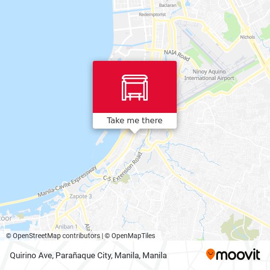 Quirino Ave, Parañaque City, Manila map