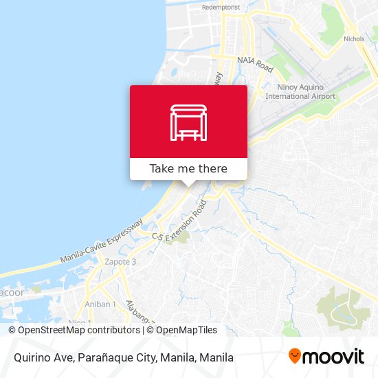 Quirino Ave, Parañaque City, Manila map