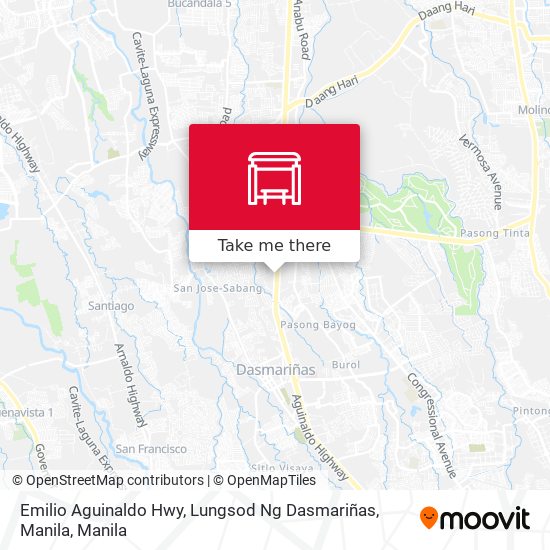 Emilio Aguinaldo Hwy, Lungsod Ng Dasmariñas, Manila map