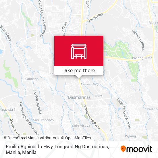 Emilio Aguinaldo Hwy, Lungsod Ng Dasmariñas, Manila map