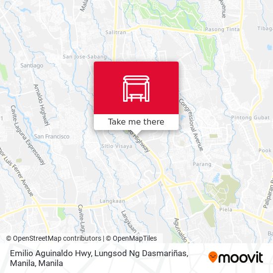 Emilio Aguinaldo Hwy, Lungsod Ng Dasmariñas, Manila map