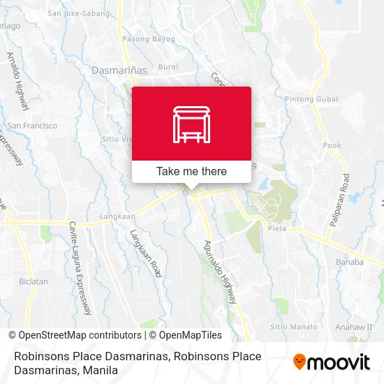 Robinsons Place Dasmarinas, Robinsons Place Dasmarinas map
