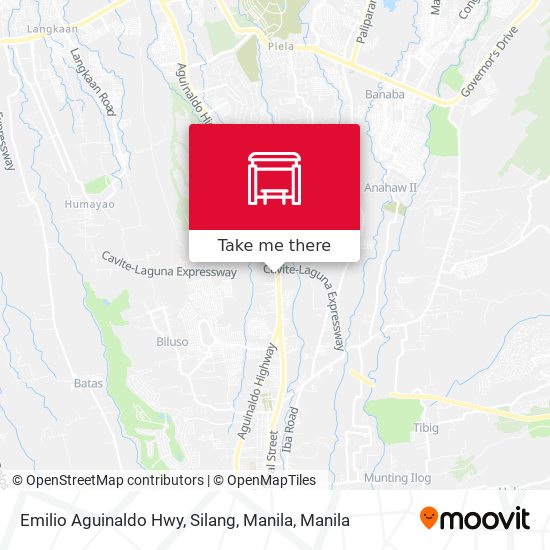 Emilio Aguinaldo Hwy, Silang, Manila map