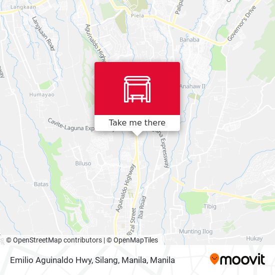Emilio Aguinaldo Hwy, Silang, Manila map