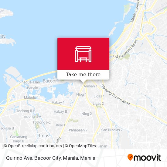 Quirino Ave, Bacoor City, Manila map