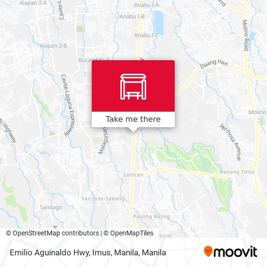 Emilio Aguinaldo Hwy, Imus, Manila map