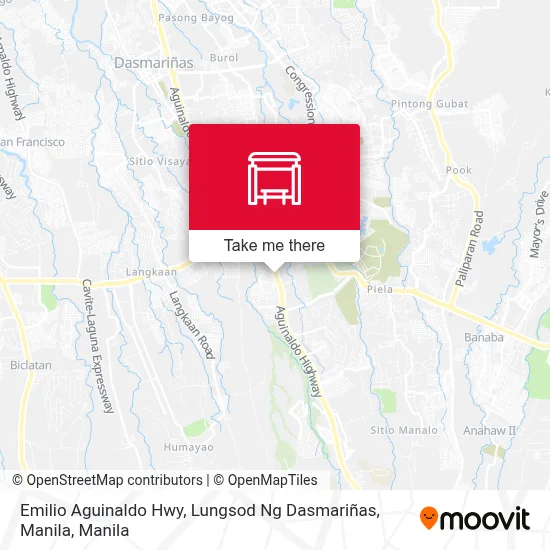 Emilio Aguinaldo Hwy, Lungsod Ng Dasmariñas, Manila map