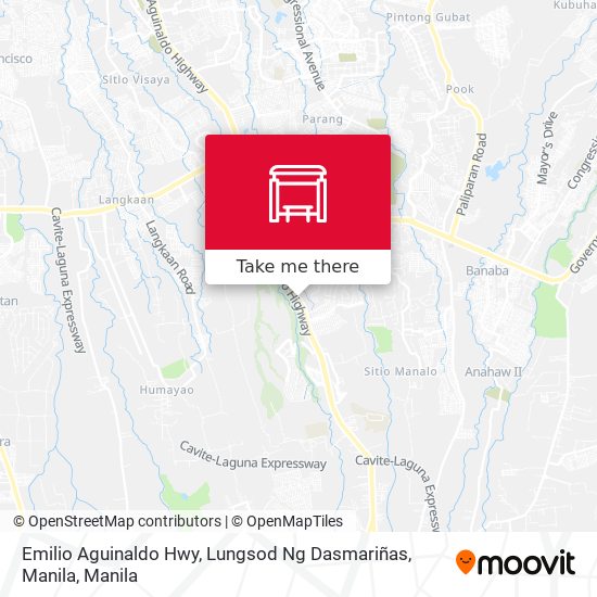 Emilio Aguinaldo Hwy, Lungsod Ng Dasmariñas, Manila map
