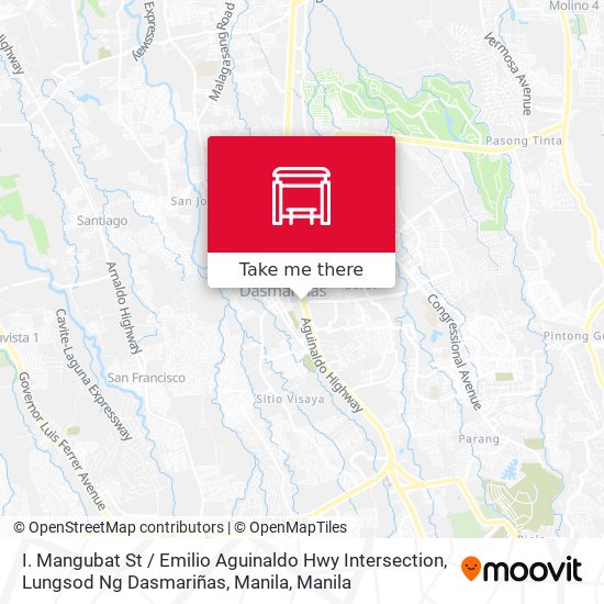 I. Mangubat St / Emilio Aguinaldo Hwy Intersection, Lungsod Ng Dasmariñas, Manila map