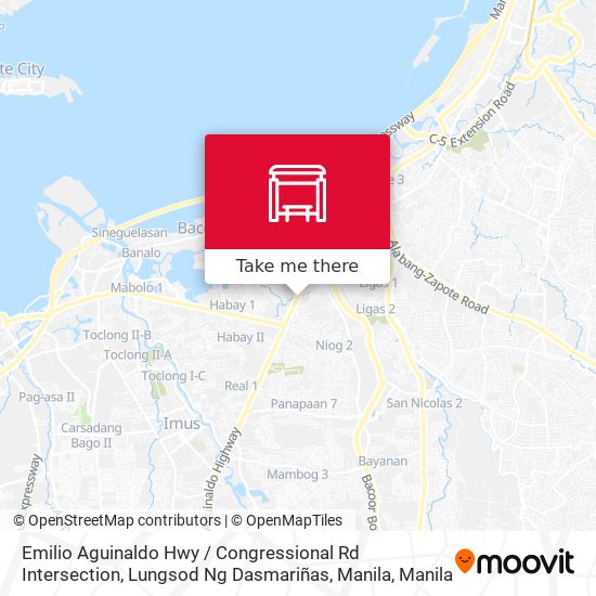 Emilio Aguinaldo Hwy / Congressional Rd Intersection, Lungsod Ng Dasmariñas, Manila map