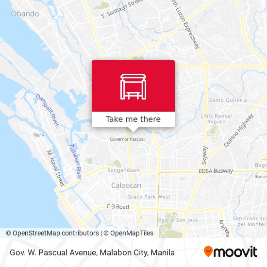 Gov. W. Pascual Avenue, Malabon City map