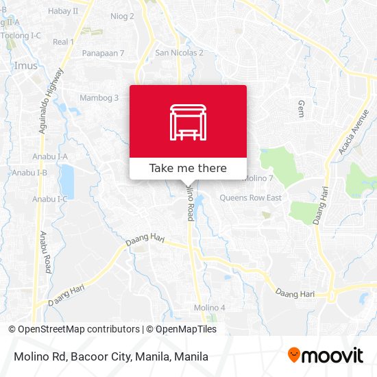 Molino Rd, Bacoor City, Manila map