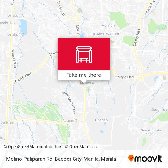 Molino-Paliparan Rd, Bacoor City, Manila map