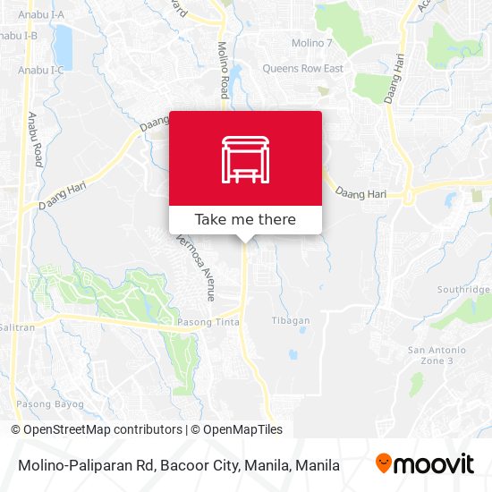 Molino-Paliparan Rd, Bacoor City, Manila map