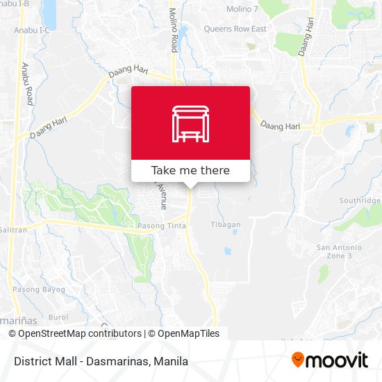 District Mall - Dasmarinas map
