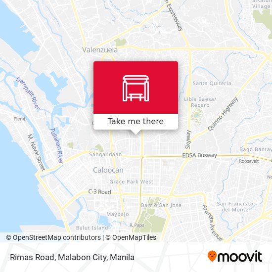 Rimas Road, Malabon City map