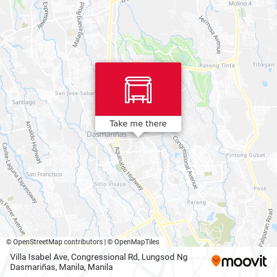 Villa Isabel Ave, Congressional Rd, Lungsod Ng Dasmariñas, Manila map