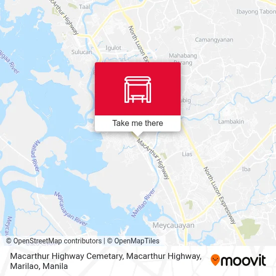 Macarthur Highway Cemetary, Macarthur Highway, Marilao map