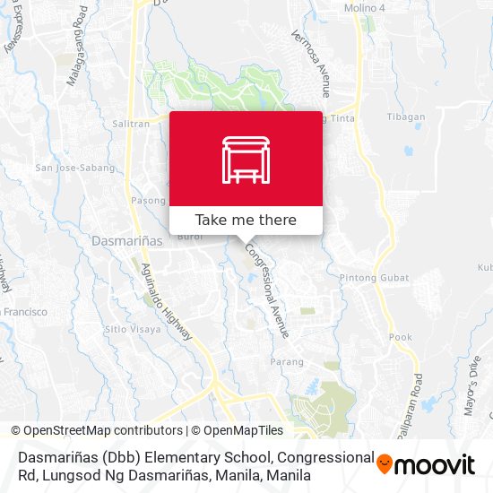 Dasmariñas (Dbb) Elementary School, Congressional Rd, Lungsod Ng Dasmariñas, Manila map