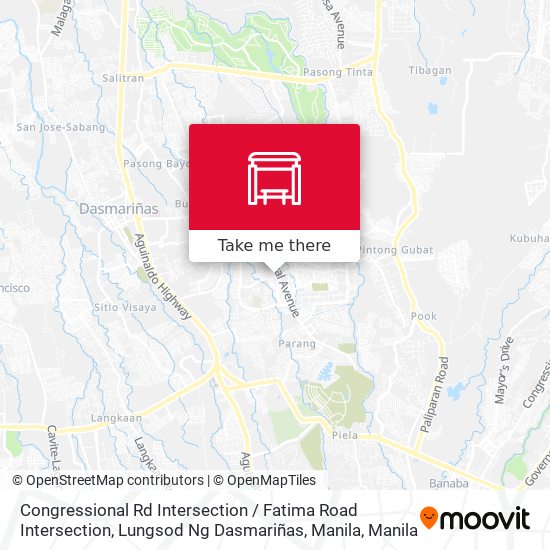 Congressional Rd Intersection / Fatima Road Intersection, Lungsod Ng Dasmariñas, Manila map