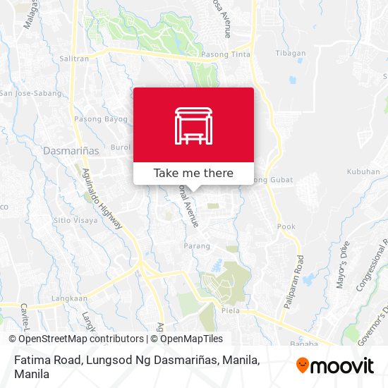 Fatima Road, Lungsod Ng Dasmariñas, Manila map