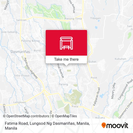 Fatima Road, Lungsod Ng Dasmariñas, Manila map