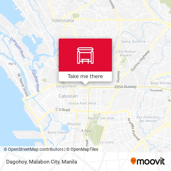 Dagohoy, Malabon City map