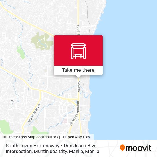 South Luzon Expressway / Don Jesus Blvd Intersection, Muntinlupa City, Manila map