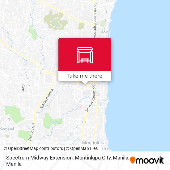 Spectrum Midway Extension, Muntinlupa City, Manila map