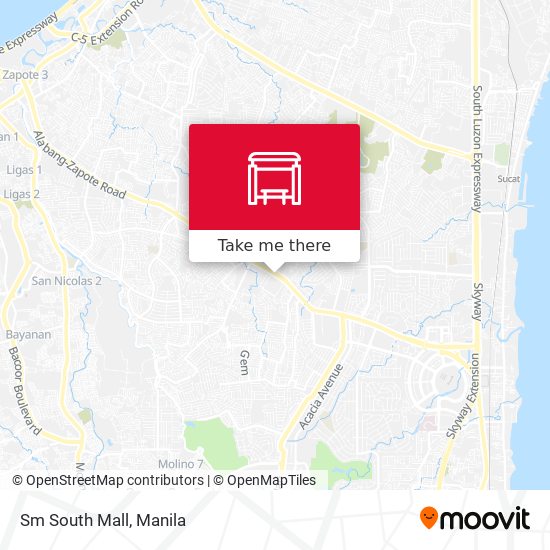 Sm South Mall map