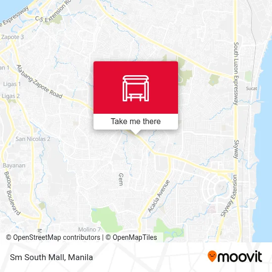Sm South Mall map