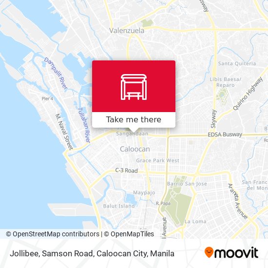 Jollibee, Samson Road, Caloocan City map