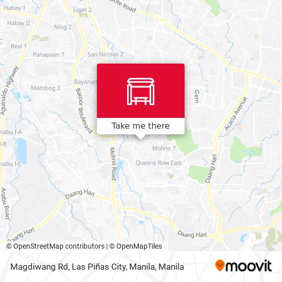 Magdiwang Rd, Las Piñas City, Manila map