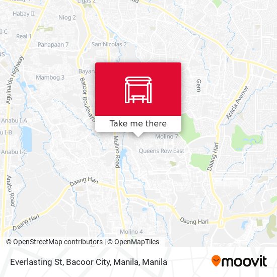 Everlasting St, Bacoor City, Manila map